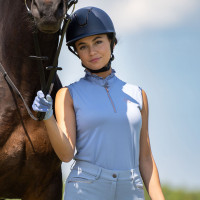 Top Tech mouwloos Imperial Riding Anna Marineblauw Top Tech mouwloos Imperial Riding Anna Marineblauw