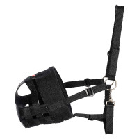 Ergonomische muilkorf Imperial Riding Nibble Zwart