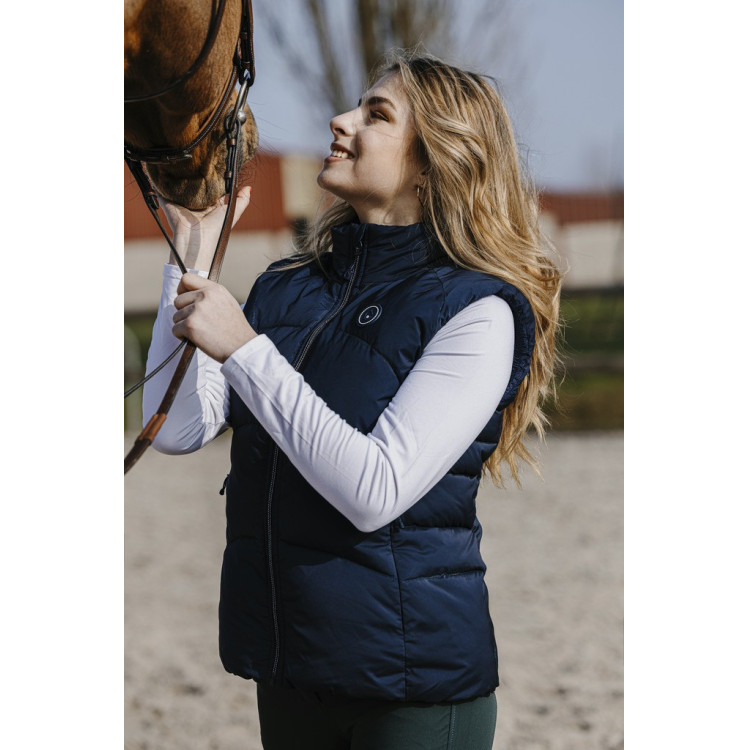 Mouwloze bodywarmer Equithème Lina dames