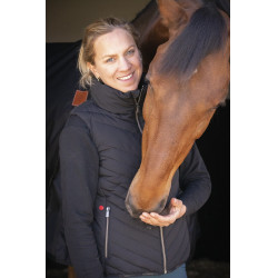 Mouwloze bodywarmer Longueil Paddock Sports Zwart