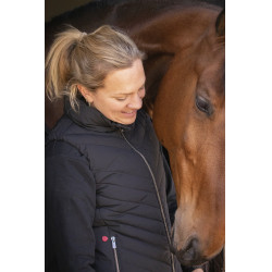 Mouwloze bodywarmer Longueil Paddock Sports Zwart