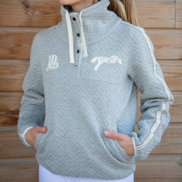 Sweat Pénélope Pépita Grijs