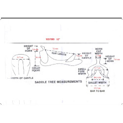 Selle Western Natowa Cuir Gras 113