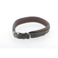 Halsband voor hond Pénélope Point Sellier Oud model Havana Bruin