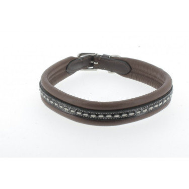 Halsband voor hond Pénélope Point Sellier Oud model Havana Bruin Halsband voor hond Pénélope Point Sellier Oud model Havana Bruin