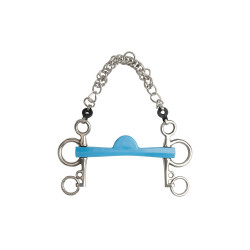 Pelham bit Metalab Flexi halve maan korte scharen
