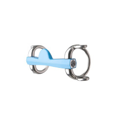 Metalen knevelbit Metalab Flexi halve maan Blauw