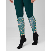 LeMieux Footsie Sokken Abstracte Palm Multicolor