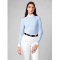 Wedstrijdpolo LeMieux Olivia lange mouwen Wit