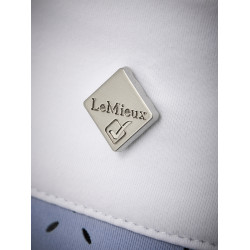 Wedstrijdpolo LeMieux Olivia lange mouwen Mist Blauw