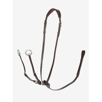 Martingaal met ringen Kudos LeMieux Havanna / zilver Bruin