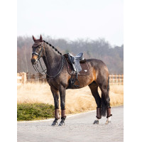 LeMieux Suede Power Dressuur Vierkant Bruin