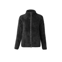 Teddy fleecejack Merida Horze dames Zwart