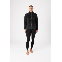 Teddy fleecejack Merida Horze dames Zwart