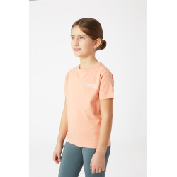 T-shirt Calina met borduurwerk Horze kind Garnalenroze T-shirt Calina met borduurwerk Horze kind Garnalenroze