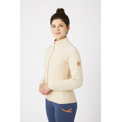 Veste polaire Zelda Horze femme Beige tapioca