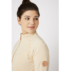 Veste polaire Zelda Horze femme Beige tapioca