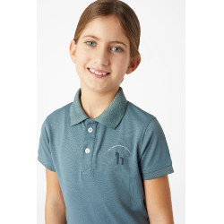 Functionele polo Rae Horze kind Gobelinblauw