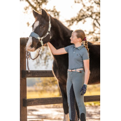 Functionele polo Rae Horze kind Gobelinblauw