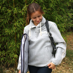 Sweat Pénélope Pépita Grijs