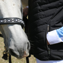 Mouwloze bodywarmer Longueil Paddock Sports Zwart