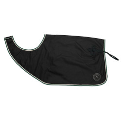 Regendecke/Fleecedecke Kimito Flags & Cup Zwart / Donkergroen