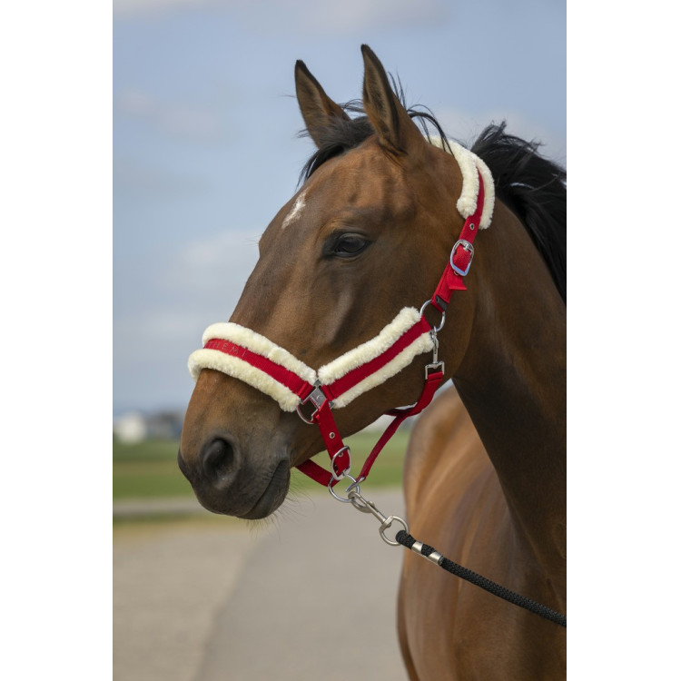 Halster Equithème Nylon Schapenvacht