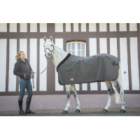 Wooltouch deken Paddock Sports Gemêleerd grijs