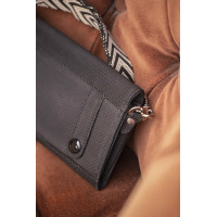 Phone Pocket Pénélope perforatieleer zwart Zwart