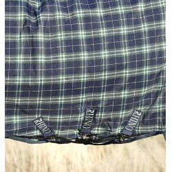 Horseware Rhino Wug Vari-Layer 450g deken Groen met ruitjes / marineblauw