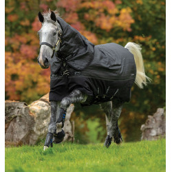 Horseware Amigo Bravo 12 Reflectech Plus 250g deken Zwart / reflecterend