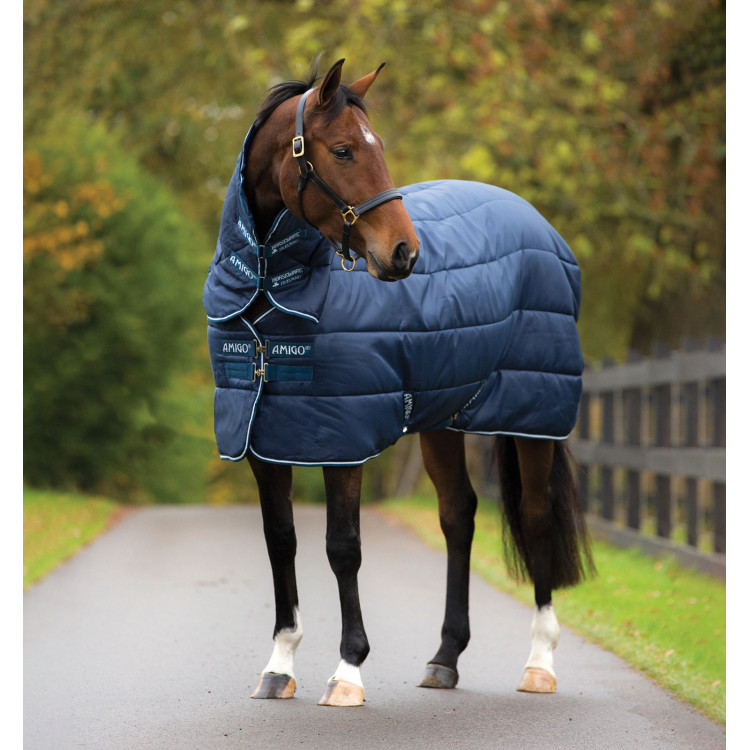 Horseware Amigo Insulator Plus 350g deken met halsstuk Horseware Amigo Insulator Plus 350g deken met halsstuk