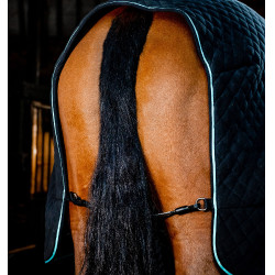 Horseware Autumn Cooler Deken 100g Zwart / aqua