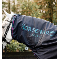Deken voor het rijden Horseware Rambo Mack in a Sack Marine / bordeaux Blauw Deken voor het rijden Horseware Rambo Mack in a Sack Marine / bordeaux Blauw