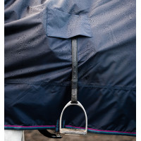 Deken voor het rijden Horseware Rambo Mack in a Sack Marine / bordeaux Blauw Deken voor het rijden Horseware Rambo Mack in a Sack Marine / bordeaux Blauw