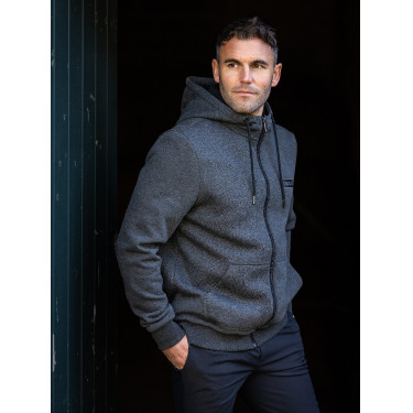 Heren fleece-hoodie met rits LeMieux Heren fleece-hoodie met rits LeMieux