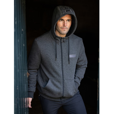 Heren fleece-hoodie met rits LeMieux Heren fleece-hoodie met rits LeMieux