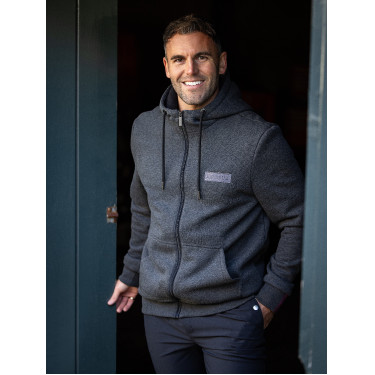 Heren fleece-hoodie met rits LeMieux Heren fleece-hoodie met rits LeMieux