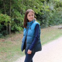 Mouwloze bodywarmer EquithĂšme Lina dames Turkoois Blauw Mouwloze bodywarmer EquithĂšme Lina dames Turkoois Blauw