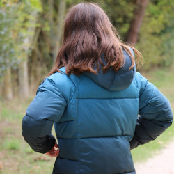 Kinderjas Equithème Laura Turkoois Blauw Kinderjas Equithème Laura Turkoois Blauw