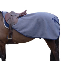 Polar Fleece Dekje Met Brandenburg Canter Marineblauw