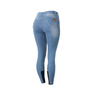 Jean Volledig siliconen zitvlak hoge taille Kaia dames Horze Jean Volledig siliconen zitvlak hoge taille Kaia dames Horze
