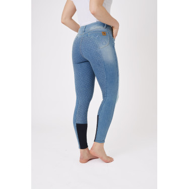 Jean Volledig siliconen zitvlak hoge taille Kaia dames Horze Jean Volledig siliconen zitvlak hoge taille Kaia dames Horze