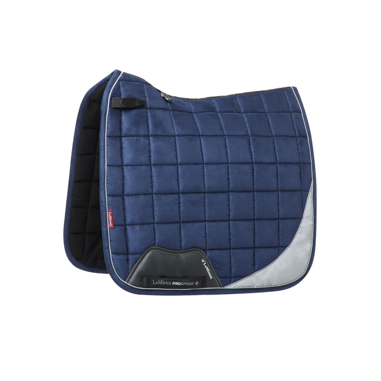 LeMieux Reflective Suede Dressuur Vierkant