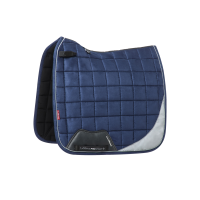 LeMieux Suede Dressage Square Reflective Marineblauw