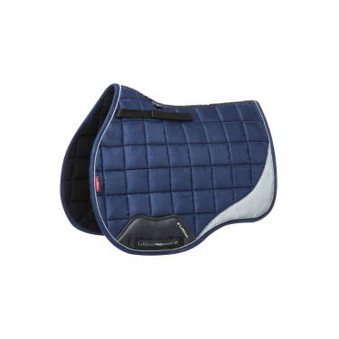 LeMieux Reflective Suede Mixte GP Square Zadeldek Marineblauw