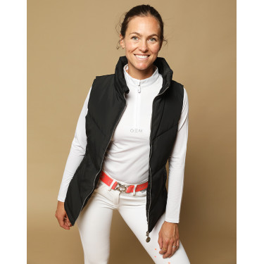 Mouwloze bodywarmer GEM Stella Zwart Mouwloze bodywarmer GEM Stella Zwart