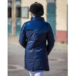 Lange donsjas GEM Tower Marineblauw