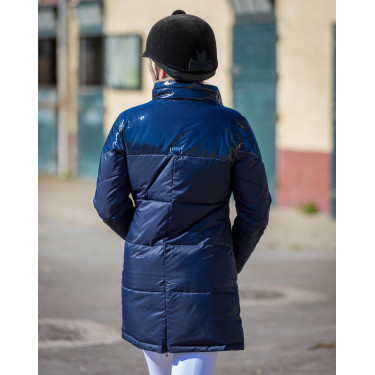 Lange donsjas GEM Tower Marineblauw