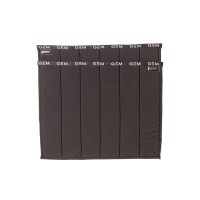 Flanellen GEM groot model Zwart